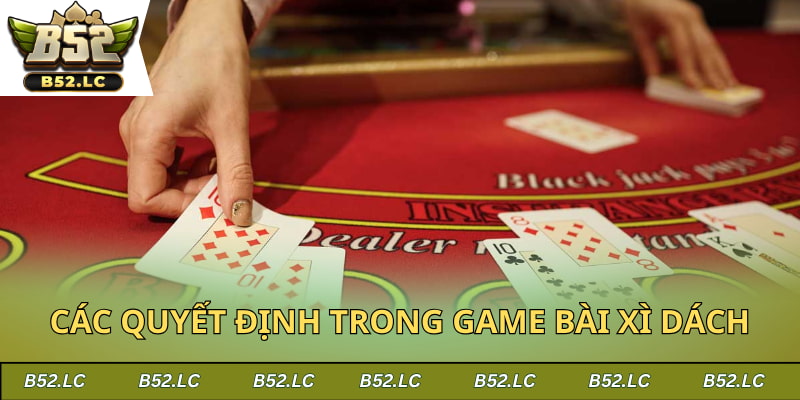 Điểm danh các hành động trong Blackjack