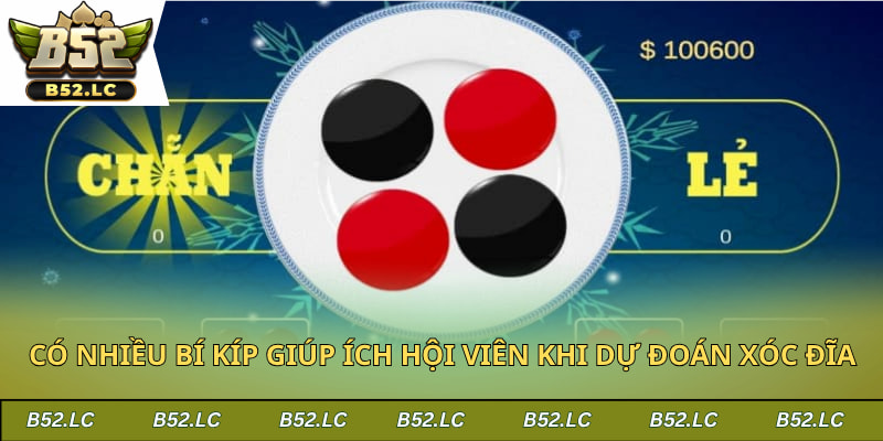 Có nhiều bí kíp giúp ích hội viên khi dự đoán xóc đĩa